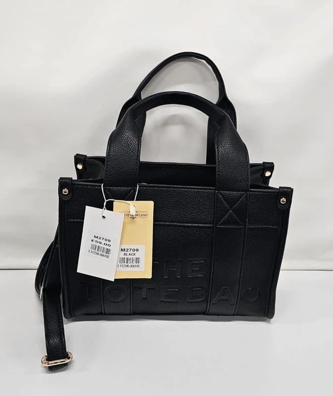 Milano Premium Soft Leather Look Tote Bag - RRP £59