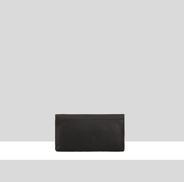 Paul Costelloe Paul Costelloe Women's Eris Leather Occasion Bag in Jet Black - 2