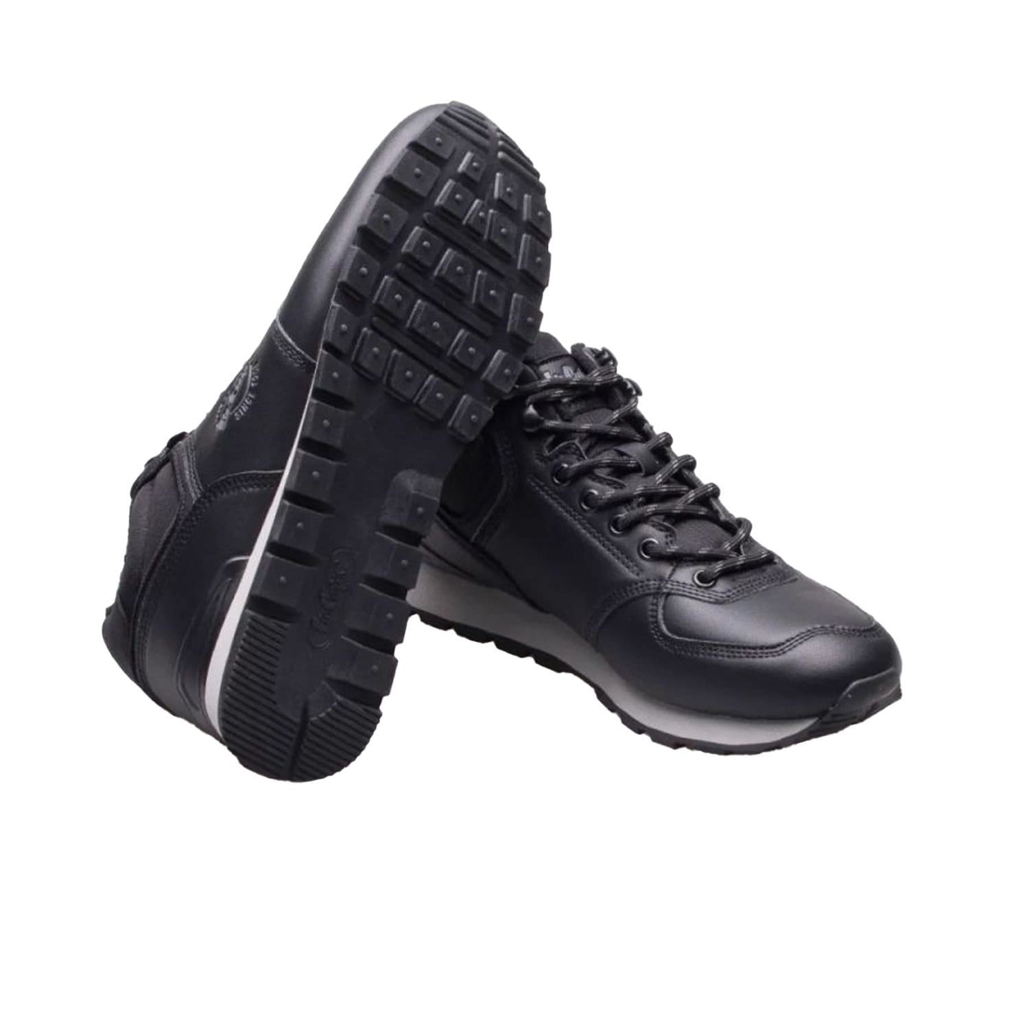 Lee Cooper Lee Cooper Men's LCJ-23-31-3060M logical Leather Trainers in Black - 4
