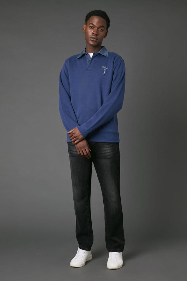 Maine Maine Men's Navy Lighthouse Rugby Top - 2