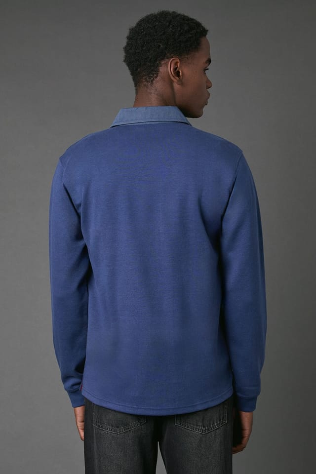 Maine Maine Men's Navy Lighthouse Rugby Top - 3