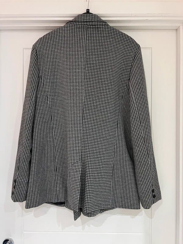 ASOS Houndstooth Black and White Blazer