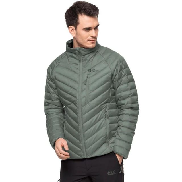 Jack Wolfskin Jack Wolfskin Men's Passamani Down Jacket in Green - 2
