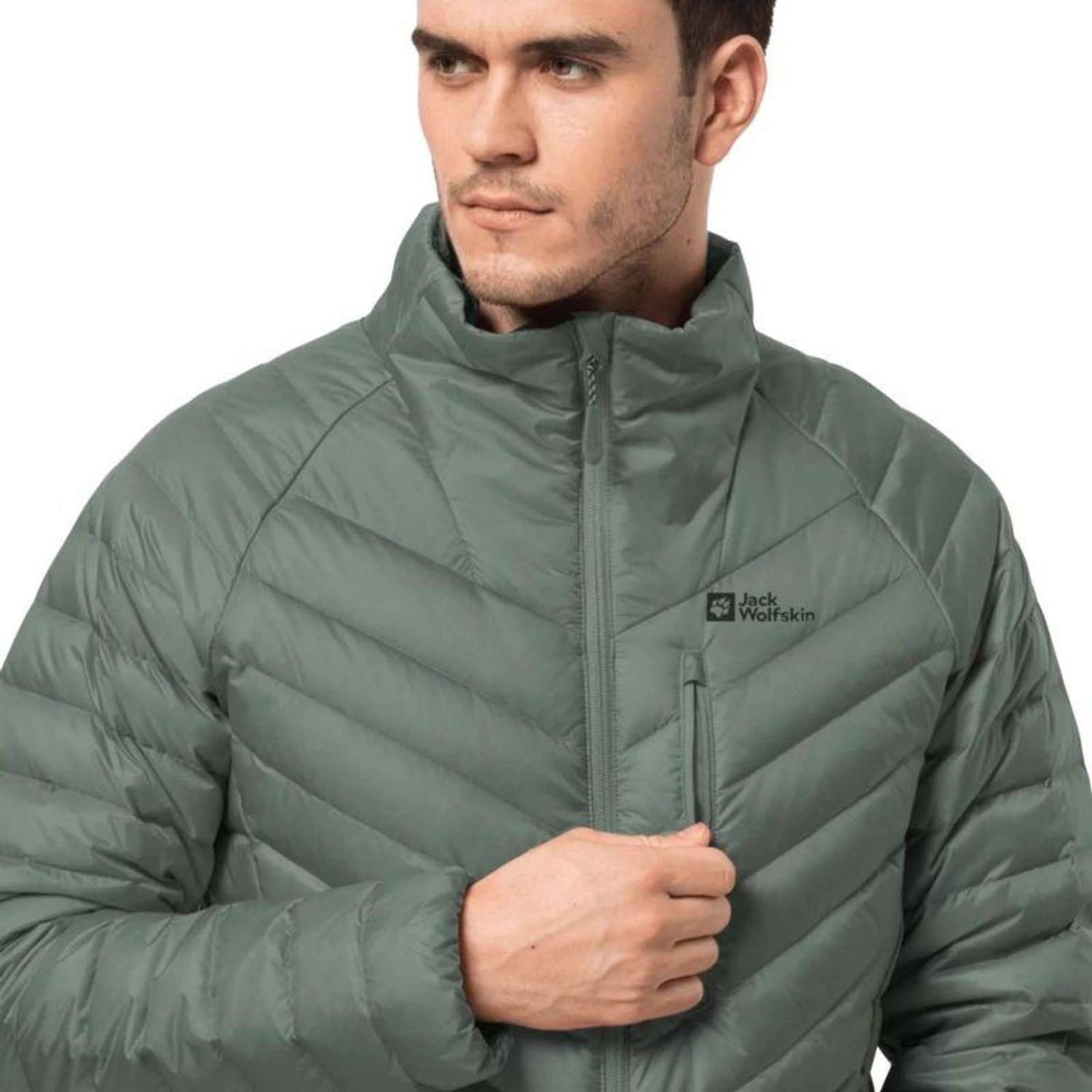 Jack Wolfskin Jack Wolfskin Men's Passamani Down Jacket in Green - 4