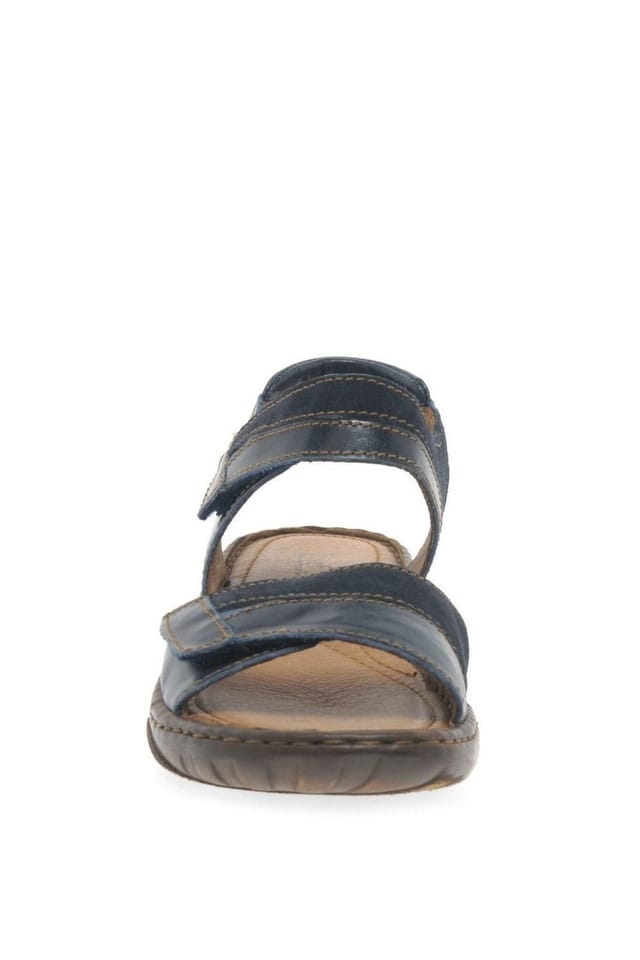 Josef Seibel Josef Seibel Women's 'Debra 19' Leather Sandals in Dark Blue - 3