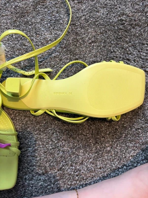 Bershka Lime green Bershka heels