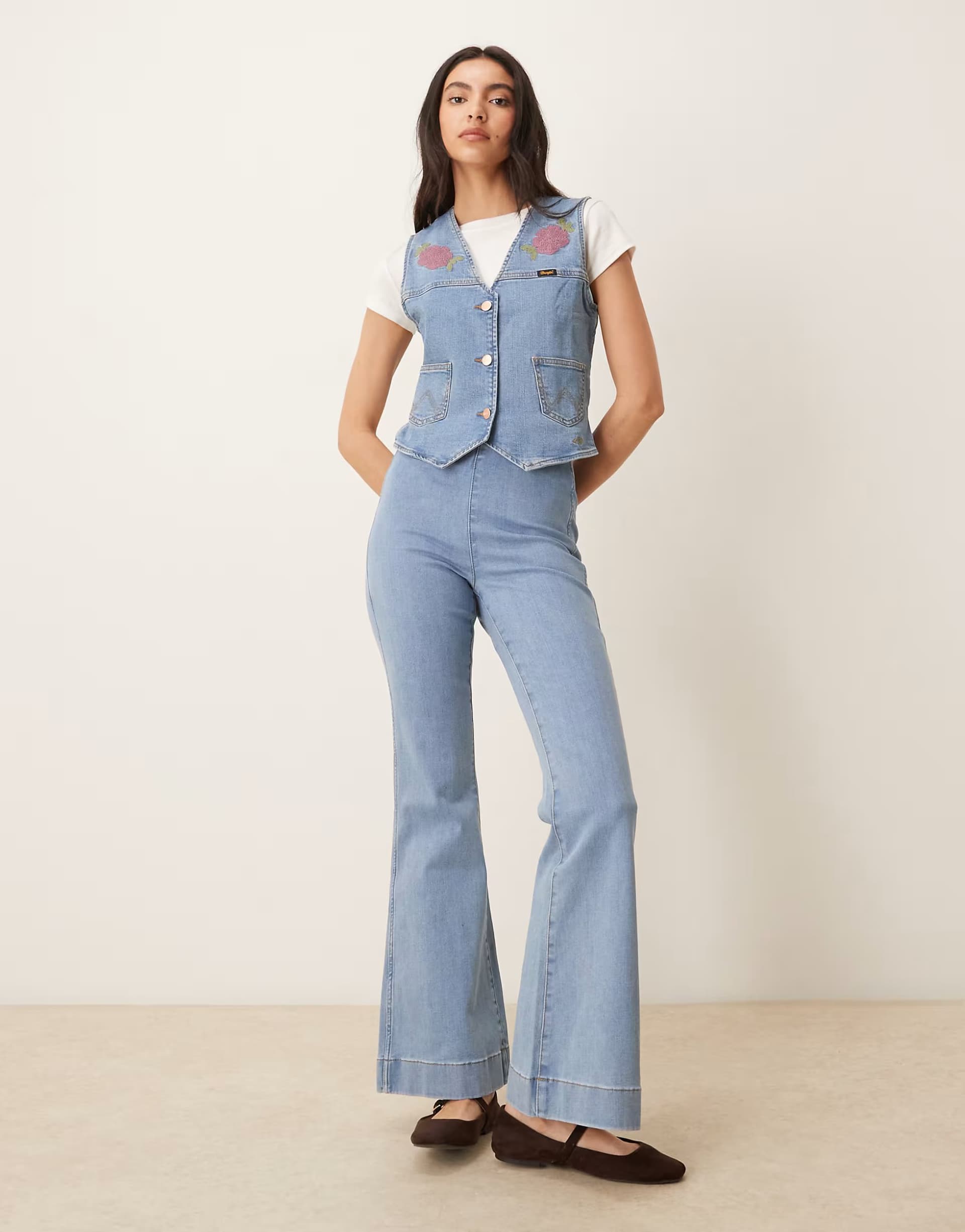 ASOS Wrangler x Lainey Wilson denim co ord