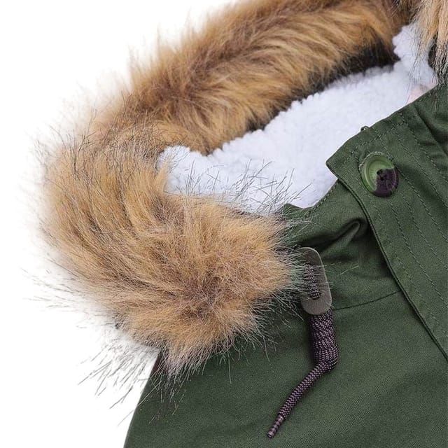 Lambretta Lambretta Men's Sherpa Lined Parka in Green - 3