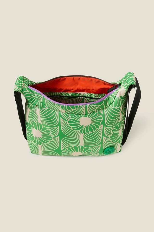 Orla Kiely Orla Kiely Women's Area Hobo Crossbody - Moonflower Spring Green - 3