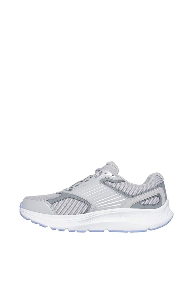 Skechers Skechers Women's GO RUN CONSISTENT 2.0 ADVANTAGE Leather Overlay Lace Up Gray Leather in Grey - 3