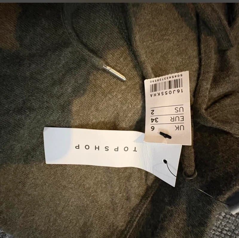 Topshop Topshop green skin tight joggers