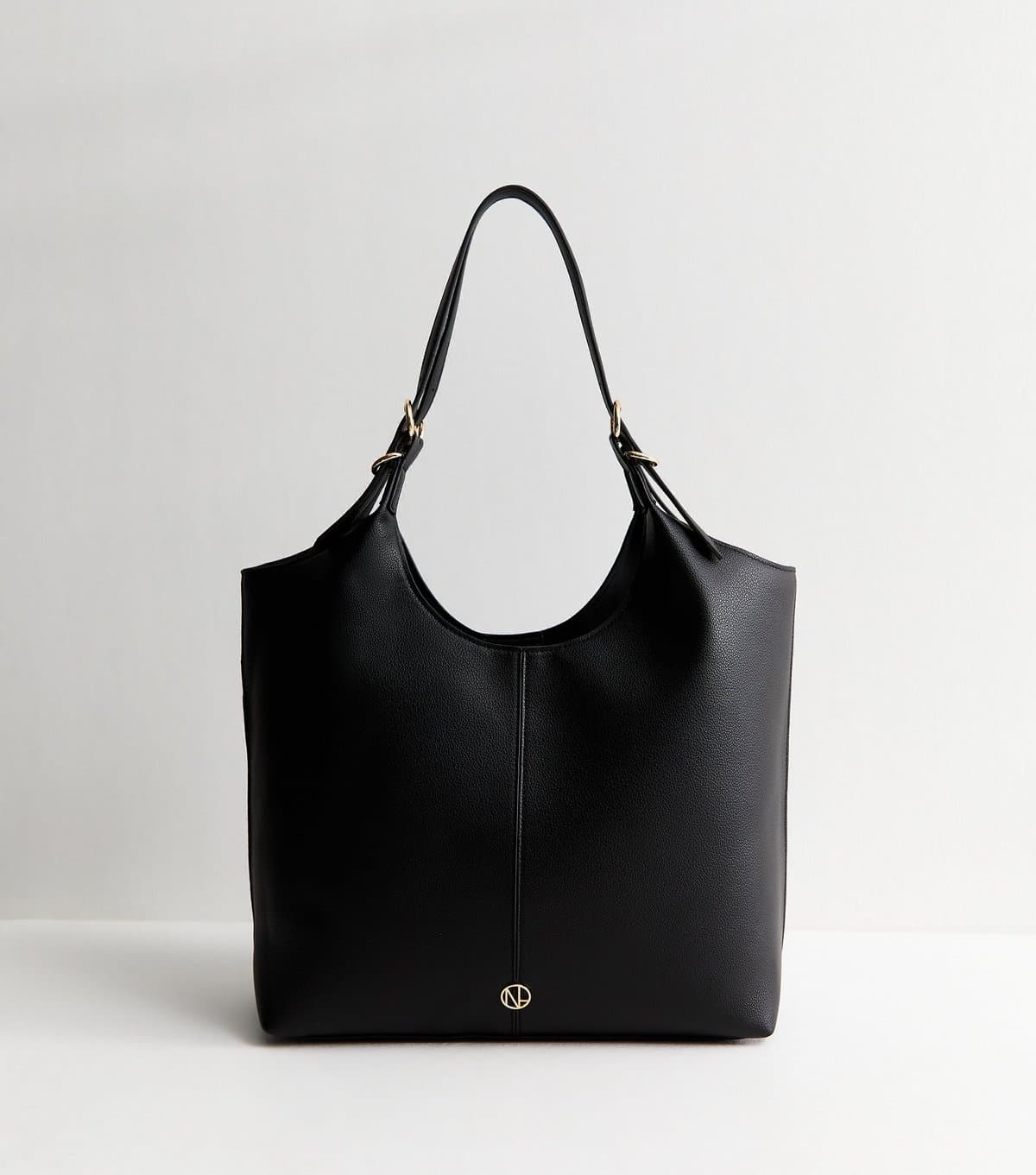 New Look New Look Black Faux Leather Tote Bag Vegan