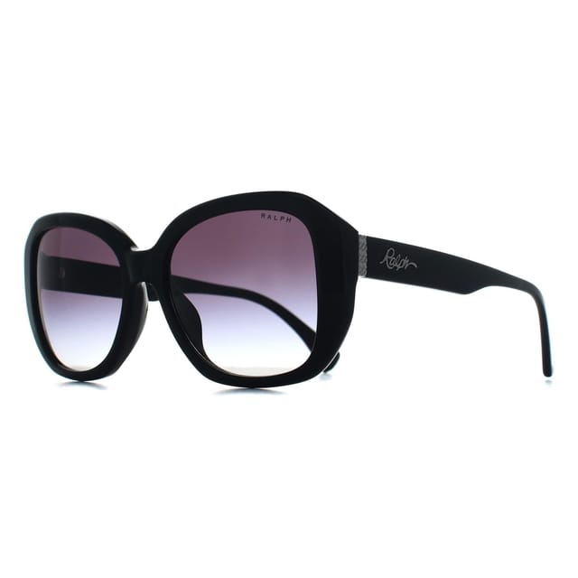 Ralph by Ralph Lauren Ralph by Ralph Lauren Women's Square Shiny Black Gradient Grey RA5321U - 2