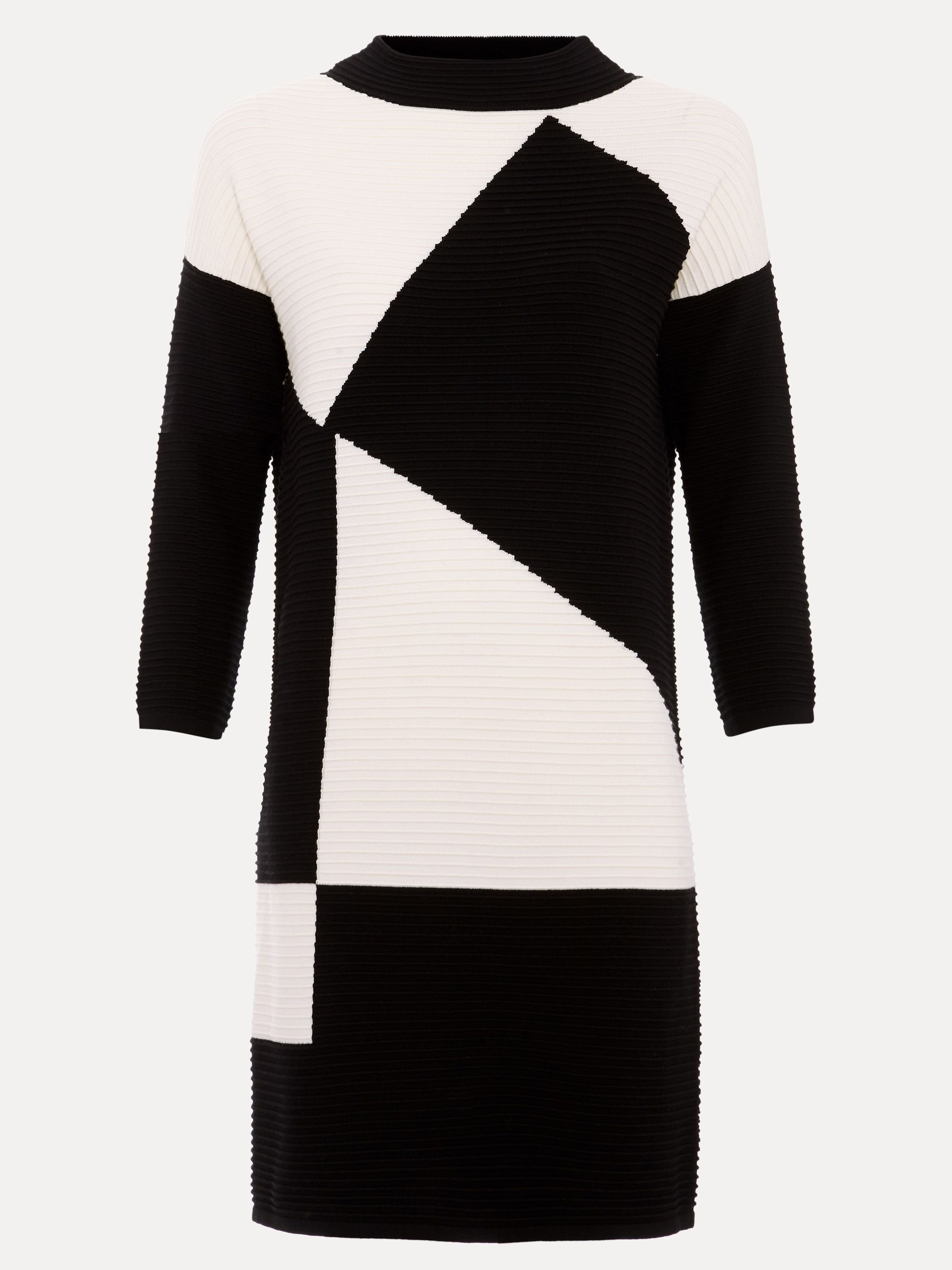 Phase Eight Phase Eight Women's Hetty Long Sleeve Colour Block Tunic in Black - 2