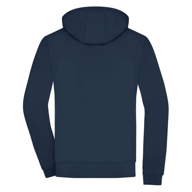 James and Nicholson James and Nicholson Men's Hooded Soft Shell Jacket in Navy - 2