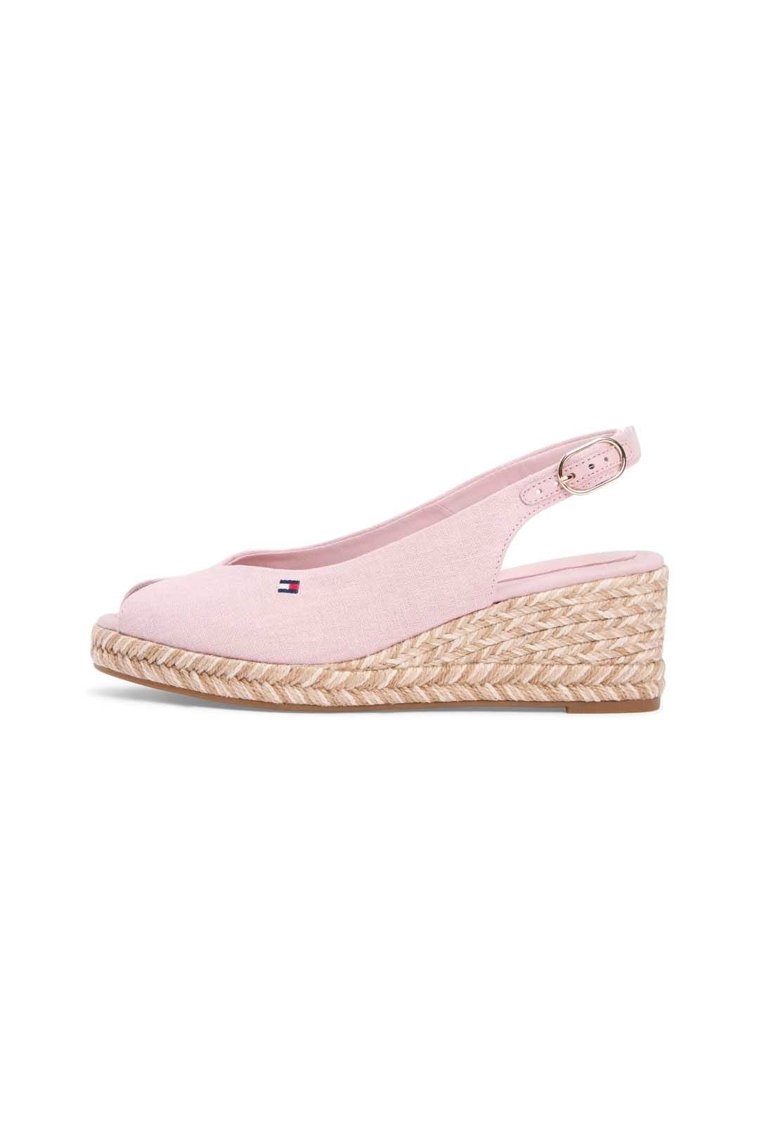 Tommy Hilfiger Tommy Hilfiger Pink Wedge Espadrille Slingback
