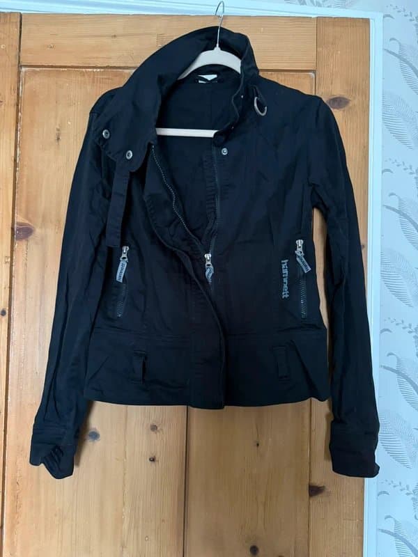 Katharine Hamnett Kathryn Hamnett Black Lightweight Jacket – Size 10