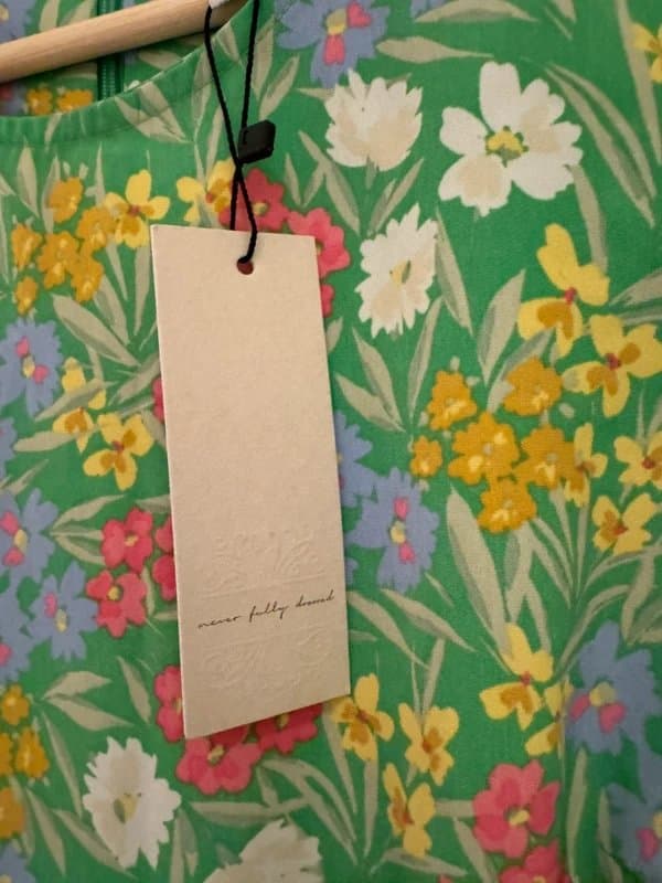 Never Fully Dressed Never fully dressed green floral summer dress