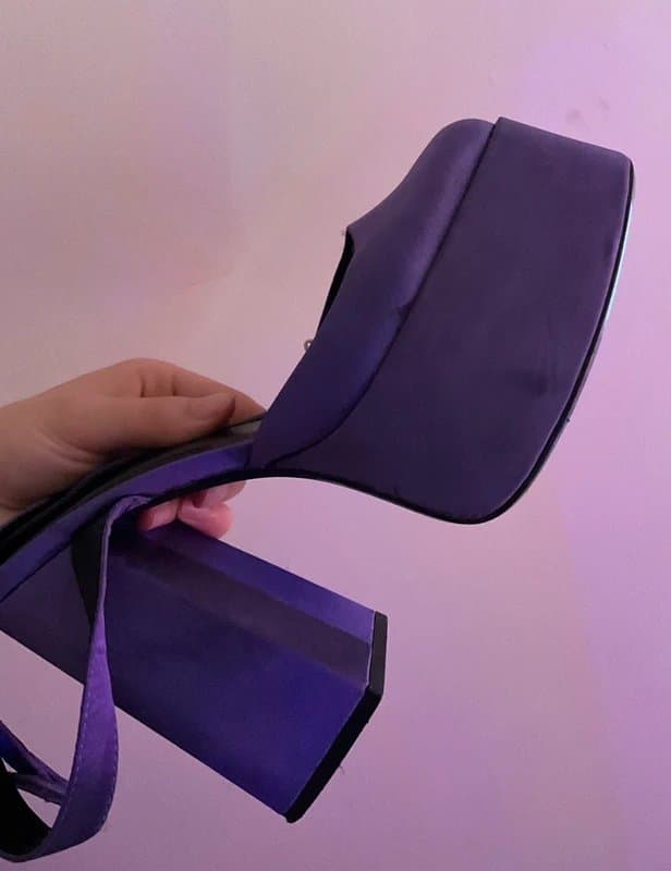 Bershka Bershka Purple Satin – UK 5