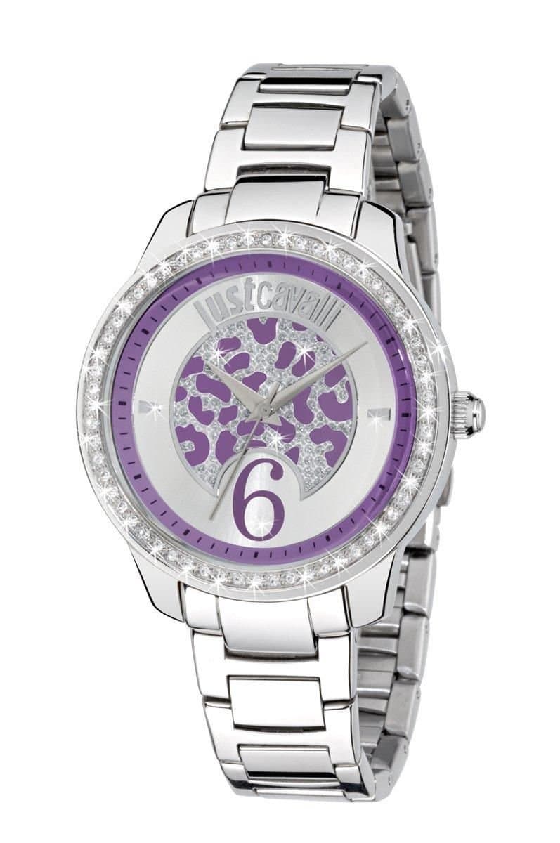 Just Cavalli Just Cavalli Women's Shiny Watch Silver Stainless Steel Bracelet Silver Dial