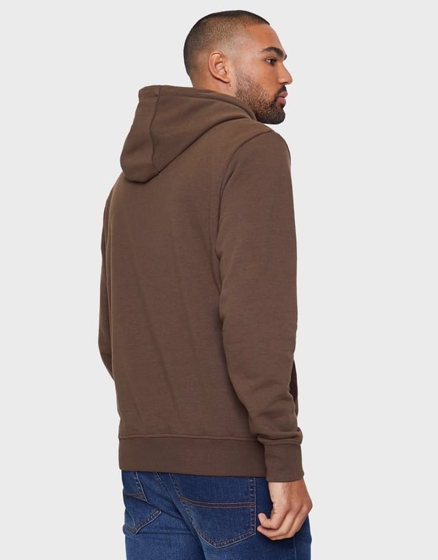 Threadbare threadbare Men's Cotton Blend 'Clementine' Hoody in Brown - 2