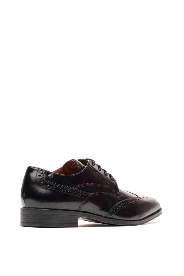 Base London Base London Men's Steeple Brogue Shoe in Black - 2