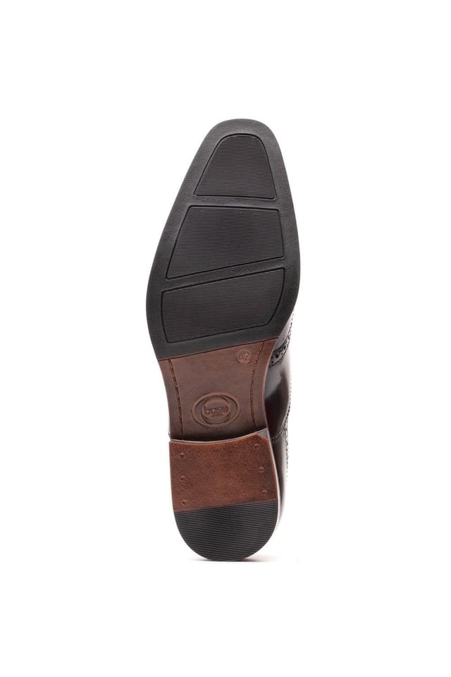 Base London Base London Men's Steeple Brogue Shoe in Black - 3