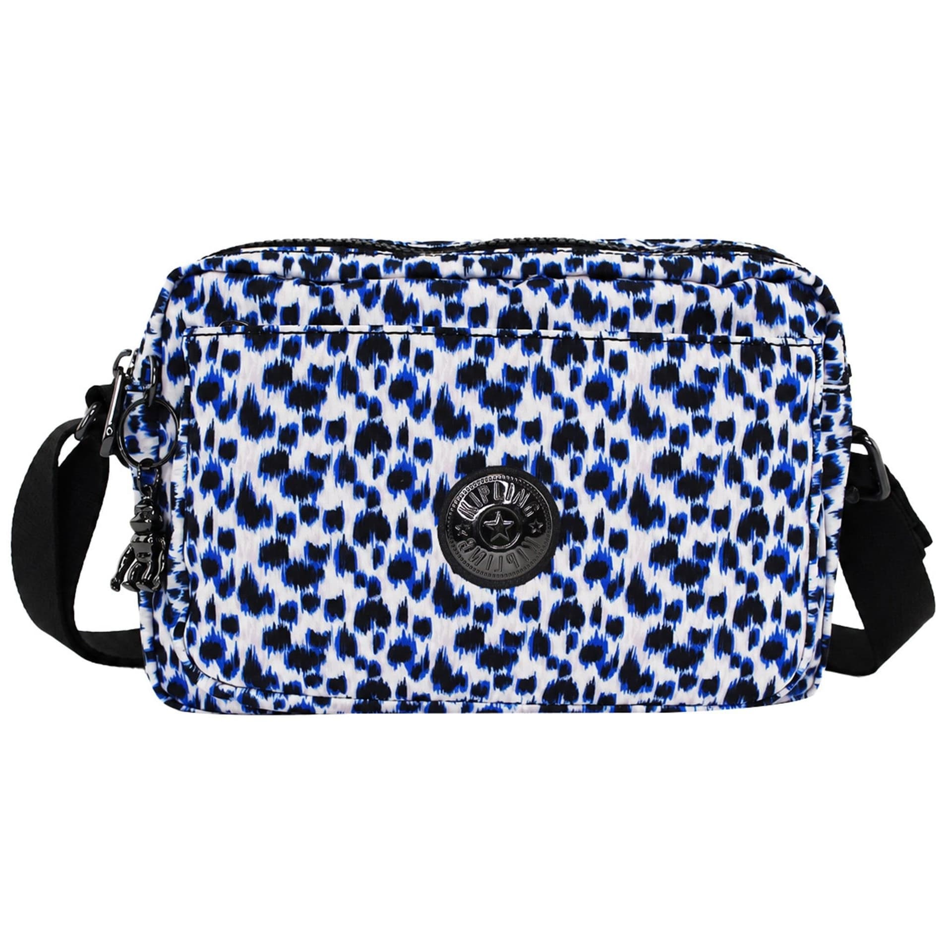 Kipling Kipling Women's Curious Leopard Abanu Blue Crossbody Bag
