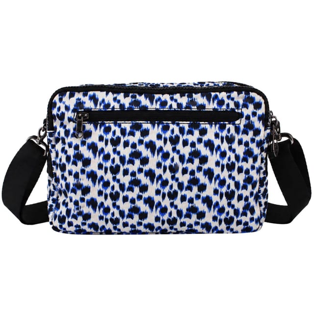 Kipling Kipling Women's Curious Leopard Abanu Blue Crossbody Bag - 3