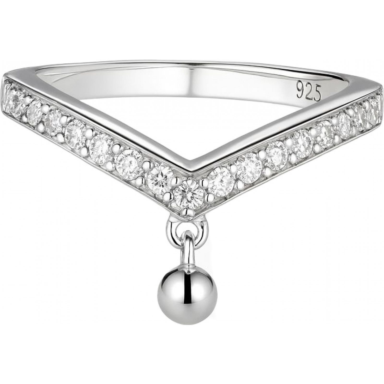 diamonfire Diamonfire Women's 6118701082170 Ring in Silver - 1