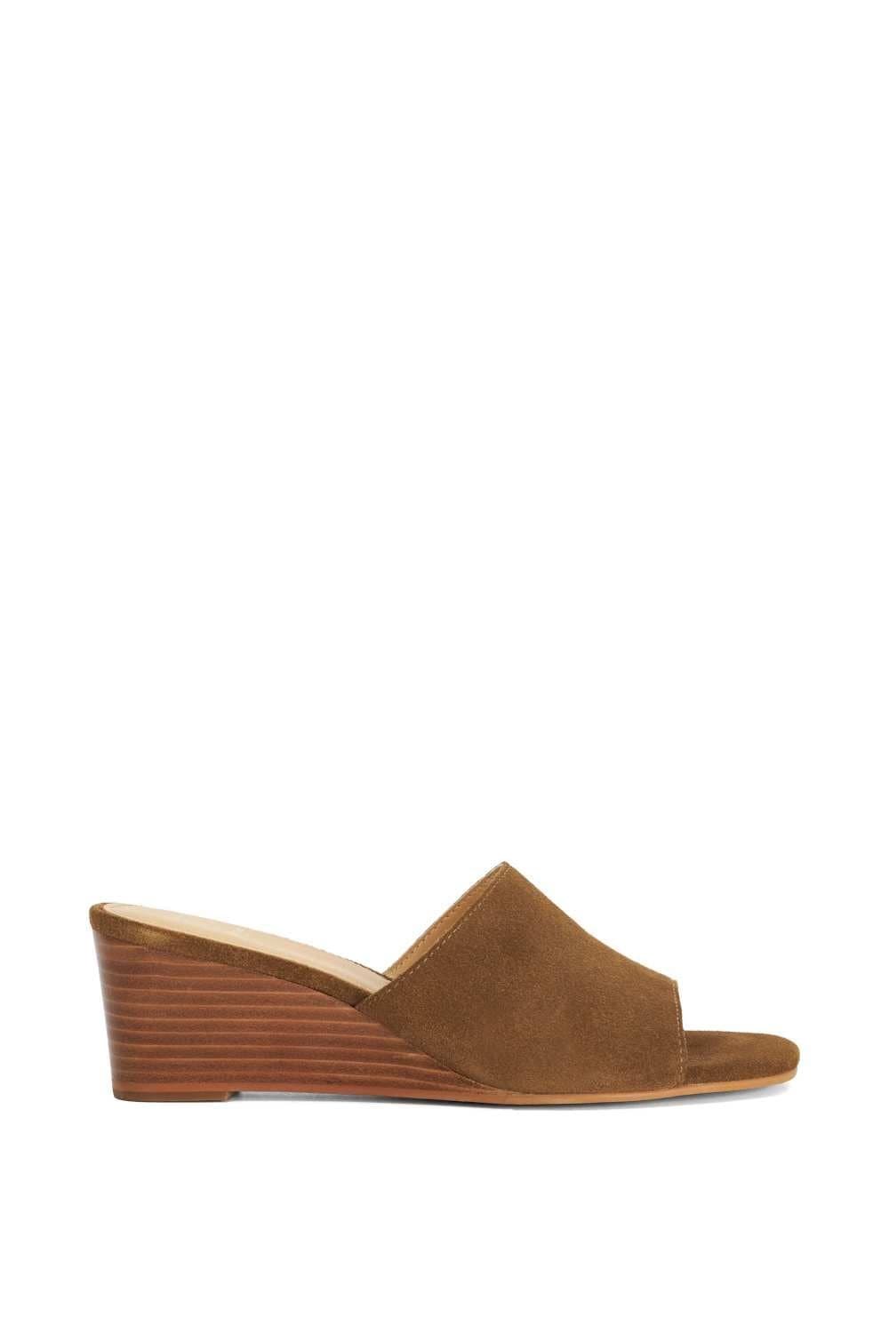 Dune London Dune London Women's 'Kaydee' Suede Wedges in Brown