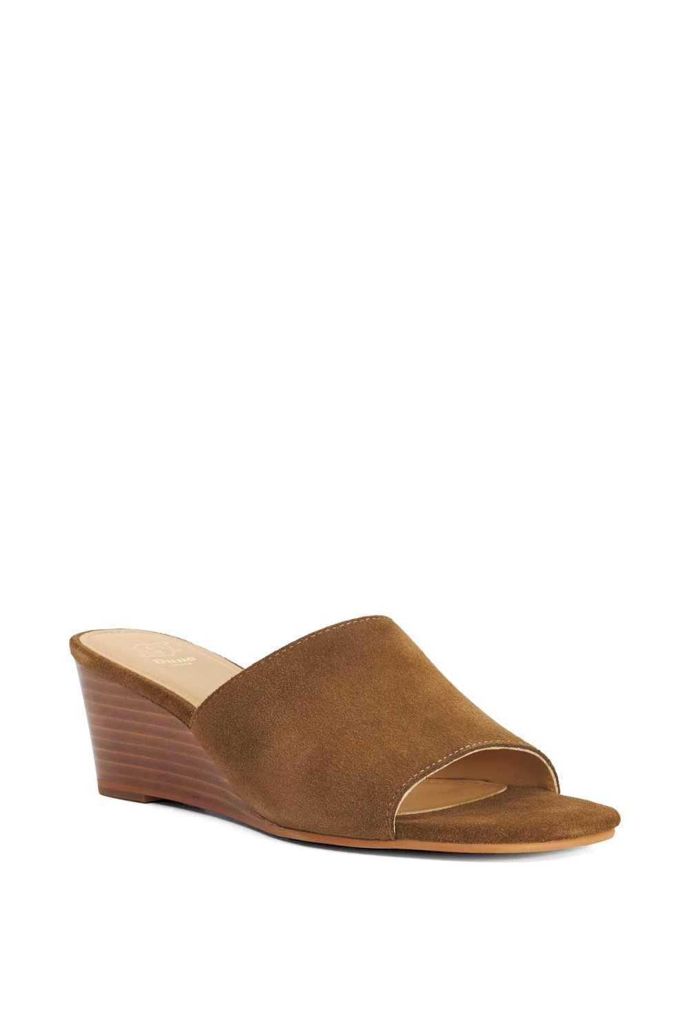 Dune London Dune London Women's 'Kaydee' Suede Wedges in Brown - 2