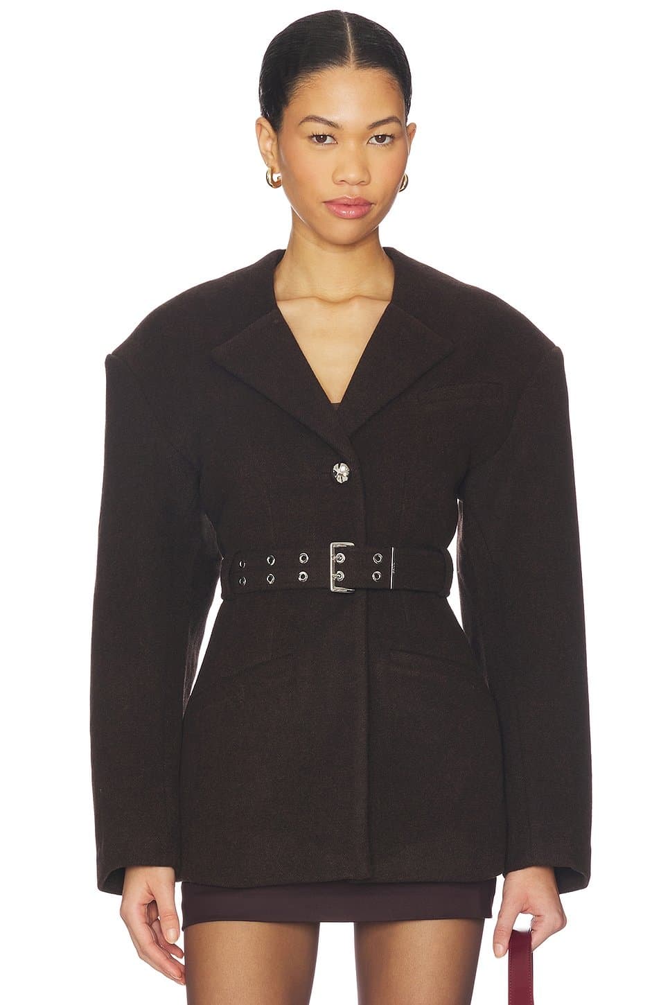 revolve Peacot Wool Fitted Jacket