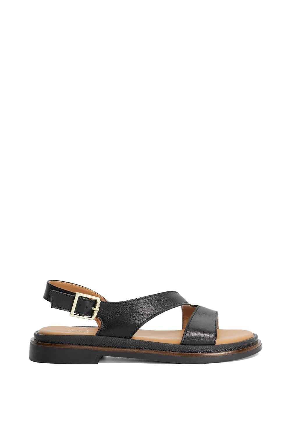 Dune London Dune London Women's 'Larko' Leather Sandals in Black