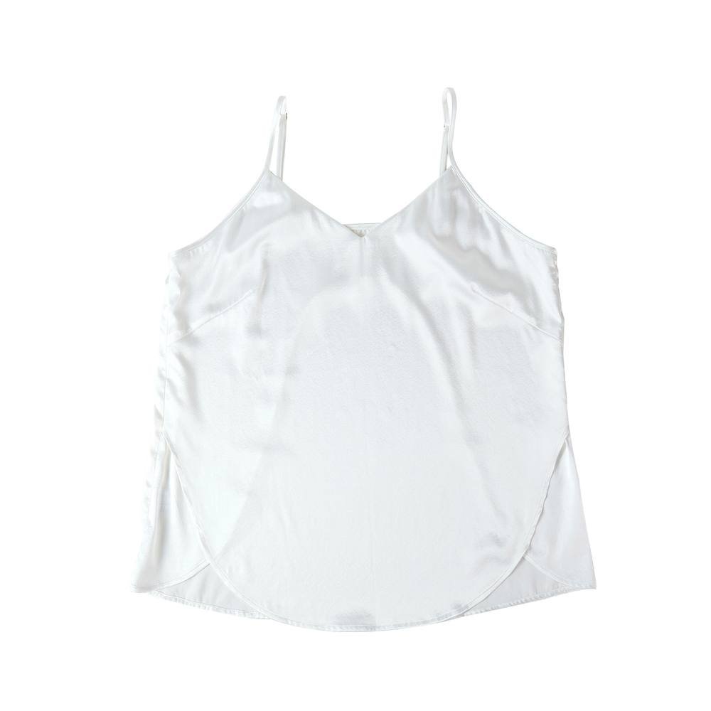 Soft Strokes Silk Soft Strokes Silk Women's Silk Petal Camisole - White - 2
