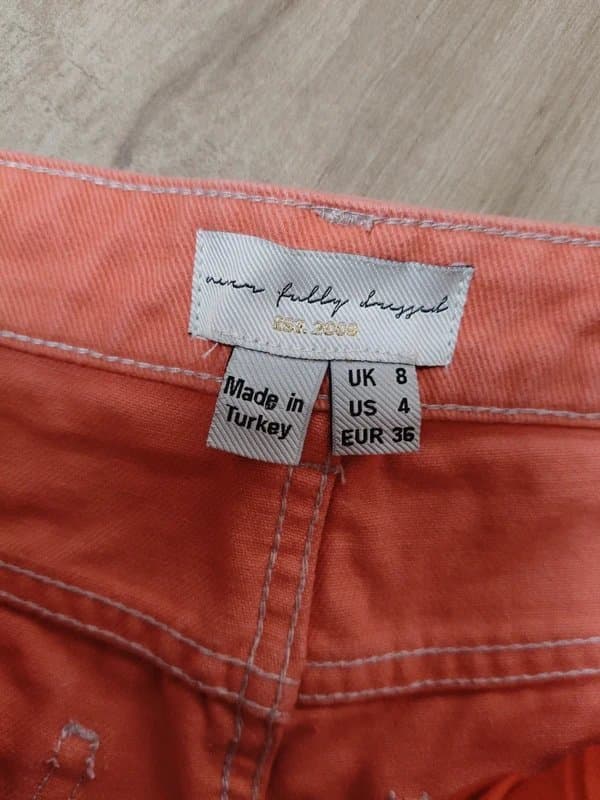 Never Fully Dressed Coral ladies jeans