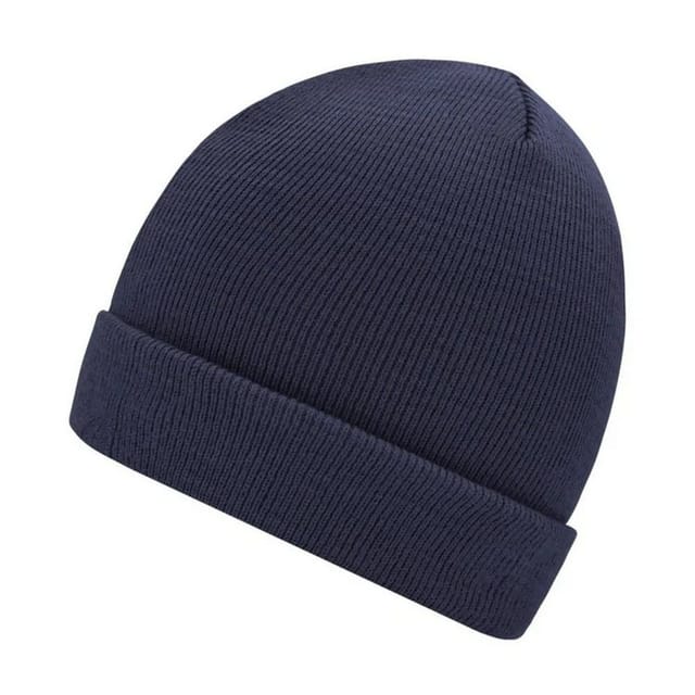 Myrtle Beach Myrtle Beach Men's Knitted Beanie in Dark Navy - 2