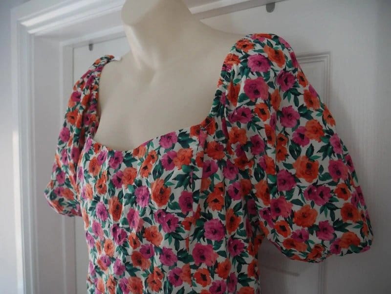 Dorothy Perkins Floral Print Midi Dress Size 16