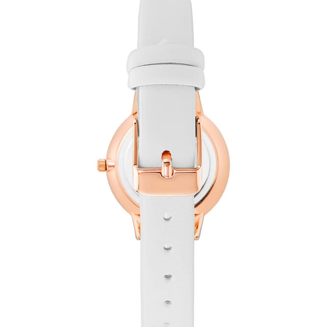 Juicy Couture Juicy Couture Women's JC1326RGWT 34mm Quartz Watch in White - 2
