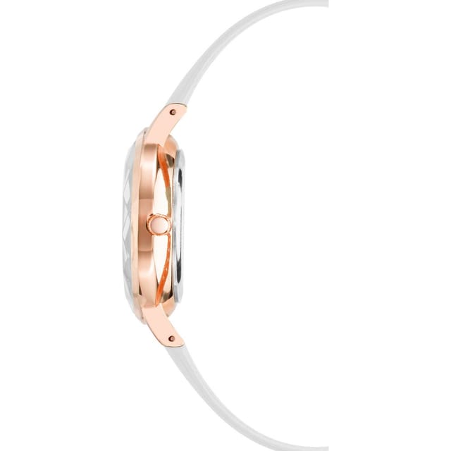 Juicy Couture Juicy Couture Women's JC1326RGWT 34mm Quartz Watch in White - 3