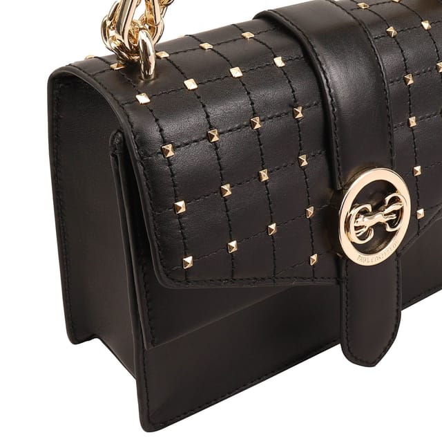 Paul Costelloe Paul Costelloe Women's Shweli Leather Cross Body Bag in Black - 2