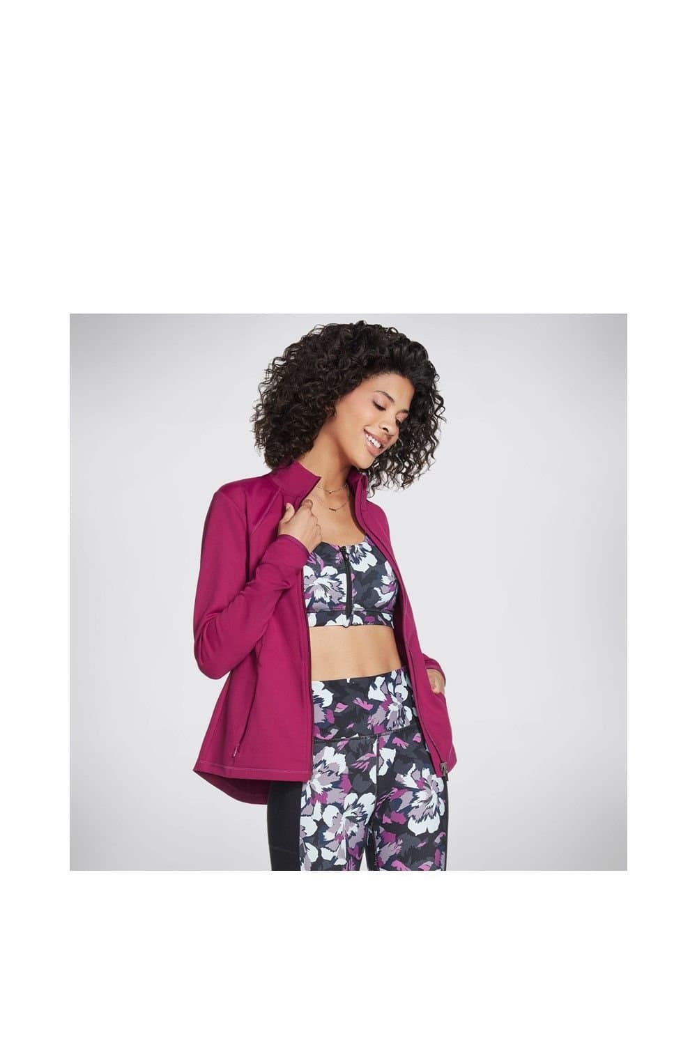 Skechers Skechers Pink Athletic Mock Neck Jacket