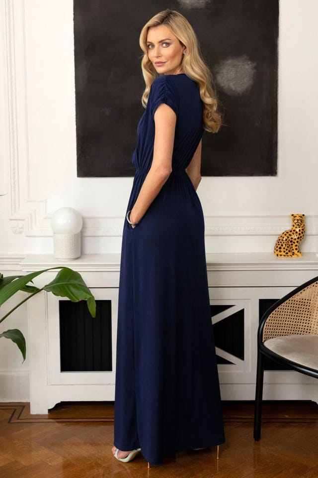 Hot Squash Hot Squash Women's The Maxi Dress in Navy - 2