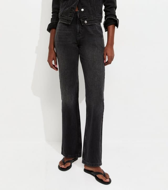 New Look Women's Black Anica Straight Jeans New Look - 3