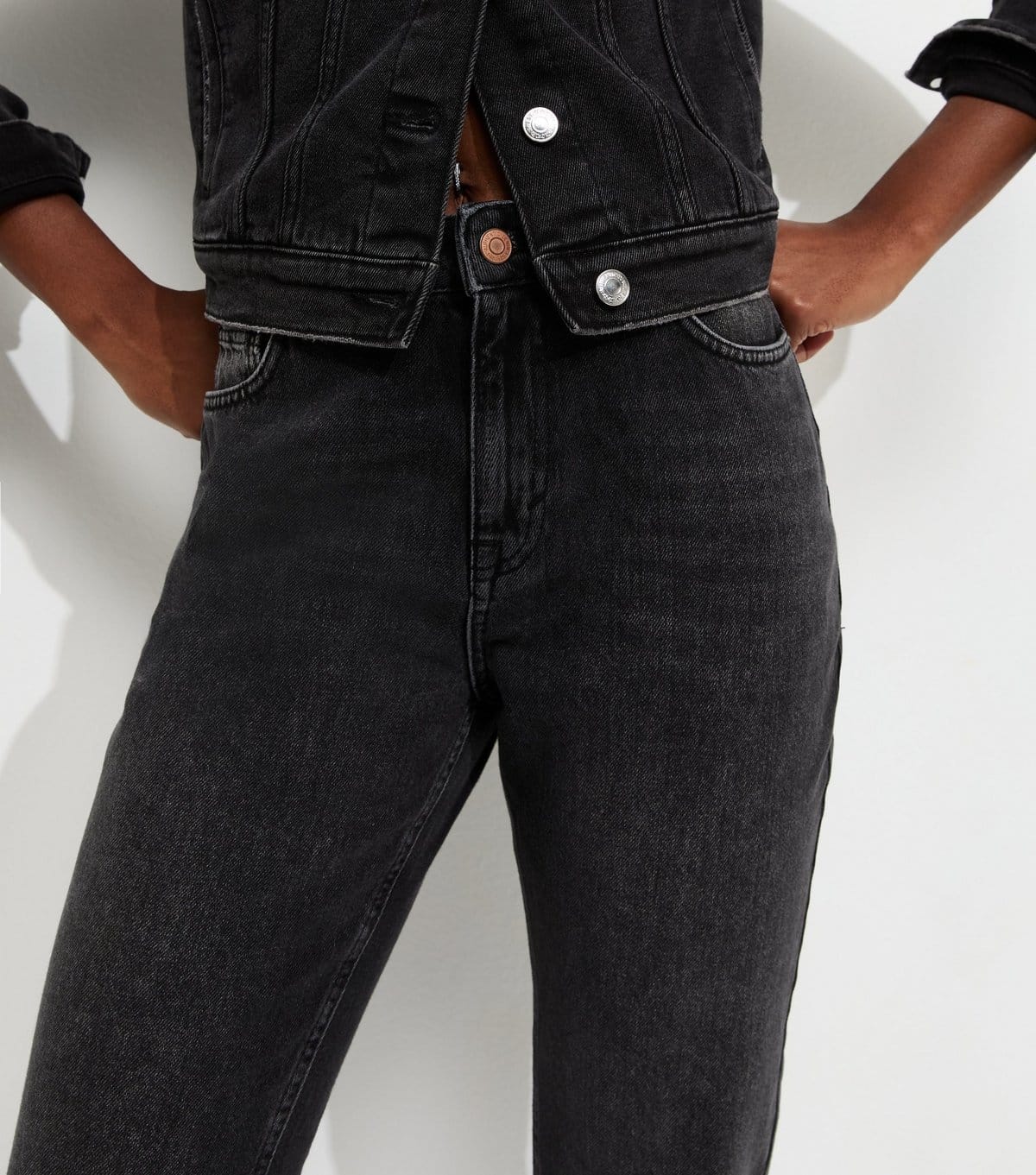 New Look Women's Black Anica Straight Jeans New Look - 4