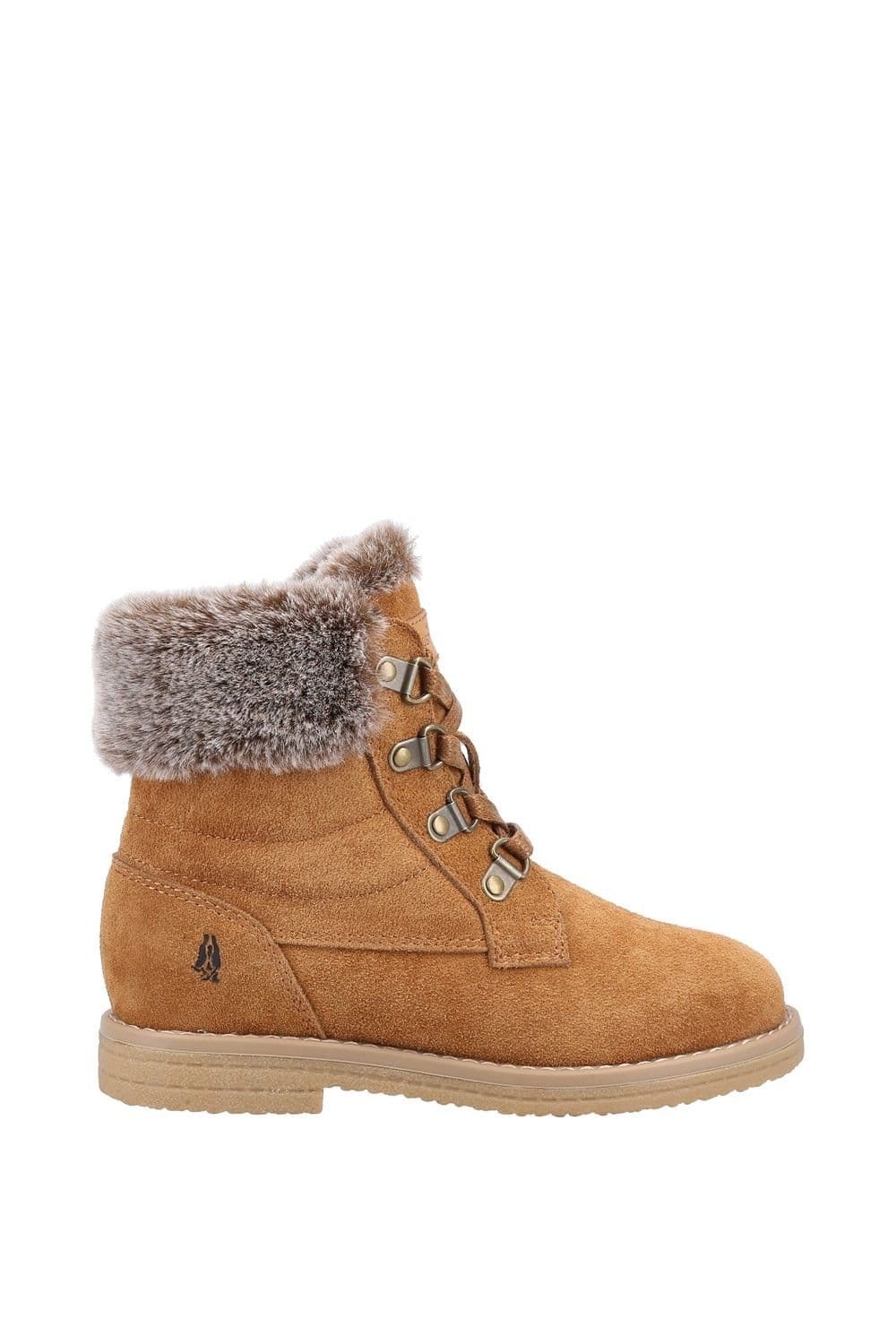 Hush Puppies Hush Puppies Women's 'Mini Florence' Suede Boot in Tan - 4