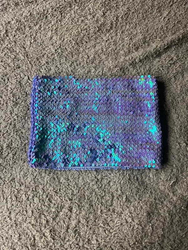 New Look Purple sequin bandeau top