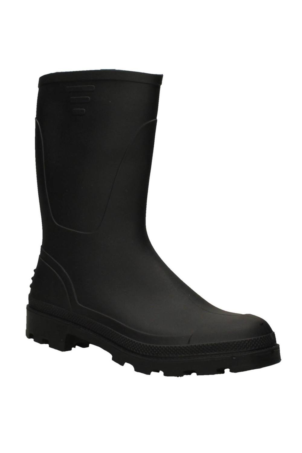 Down To Earth Down To Earth Men's Waterproof Wellington Boots - Durable Rubber Wellies in Black - 4