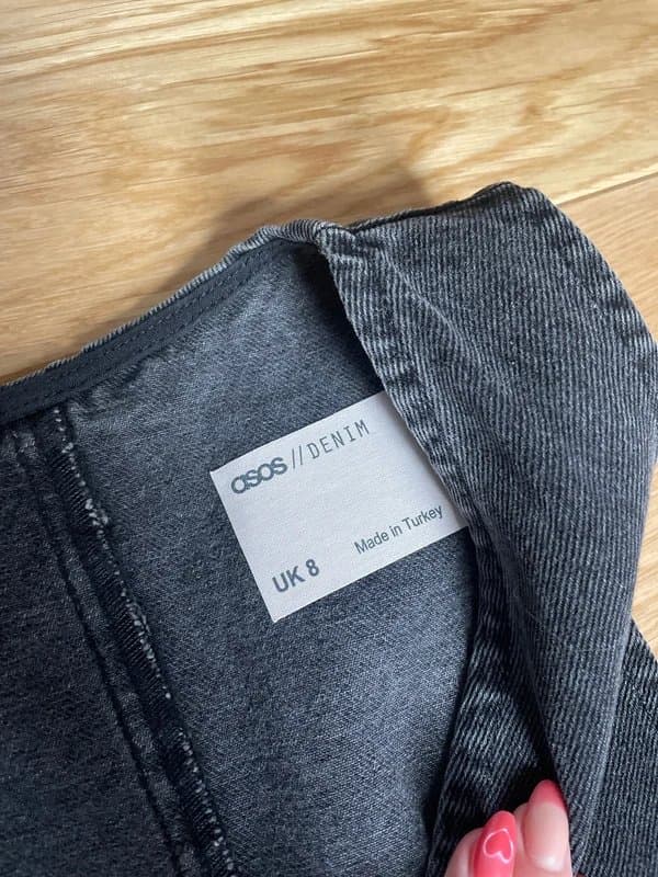 ASOS ASOS denim pinafore dress