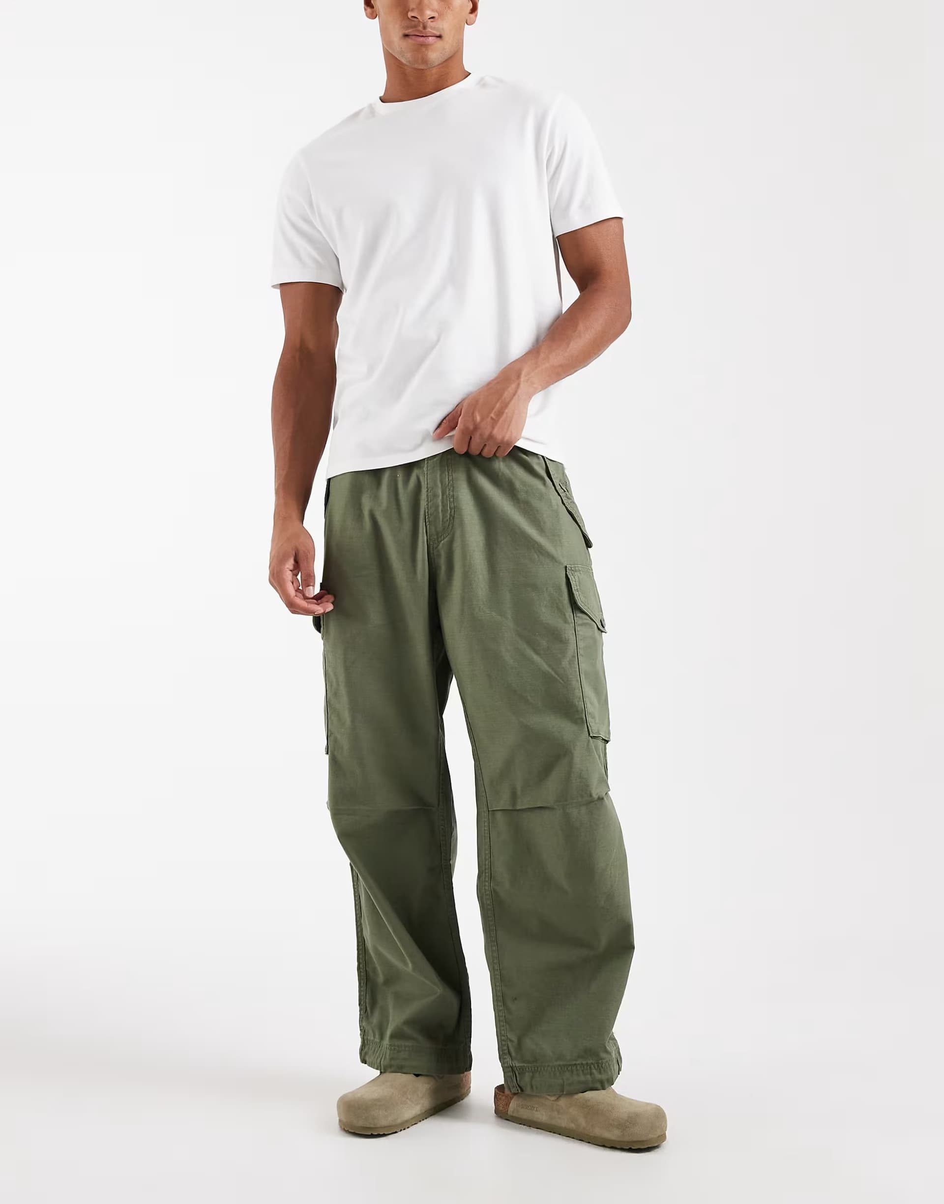 ASOS Levi's baggy field cargo trousers in khaki